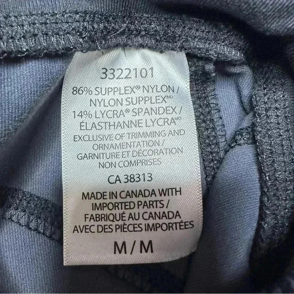 Tuff Athletics Leggings Black & Grey Size Medium - Picture 10 of 16